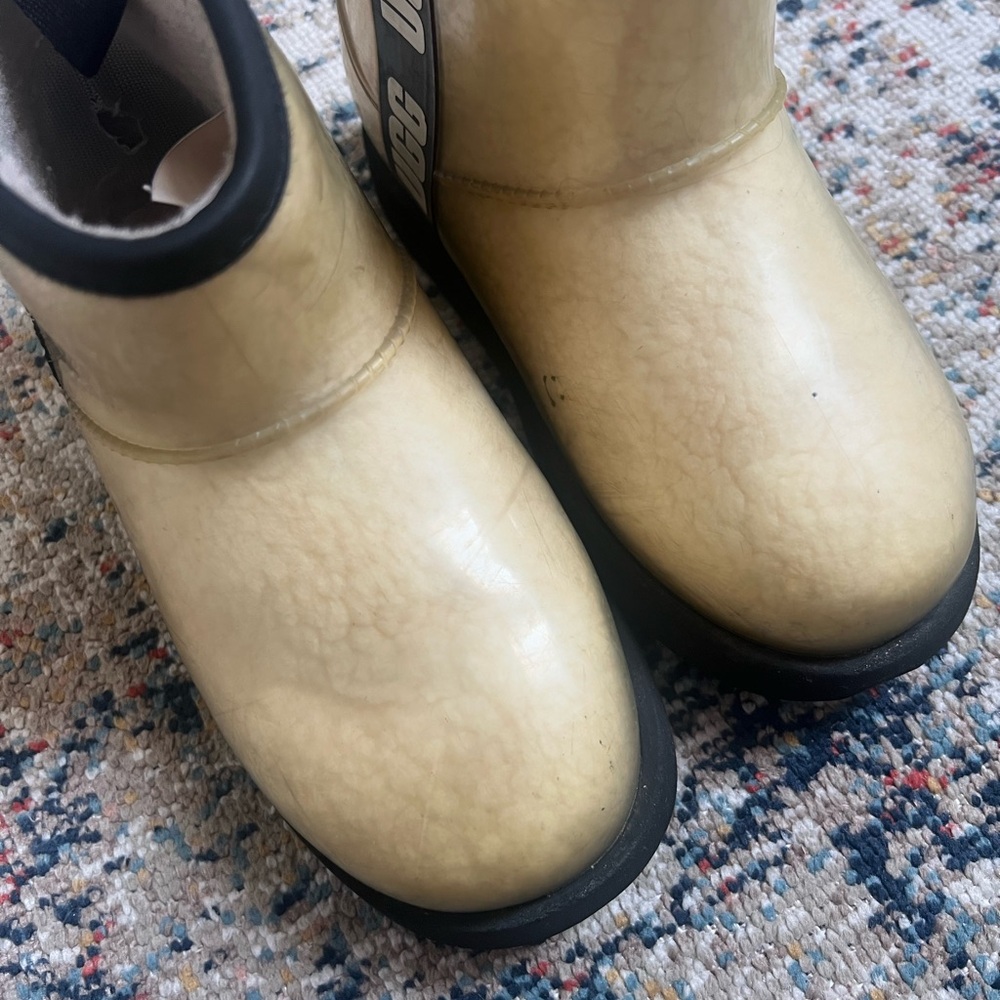 UGG Beige Rain Boots - Picture 2 of 7